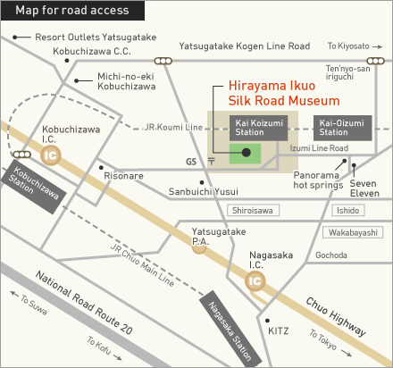 Map for road access